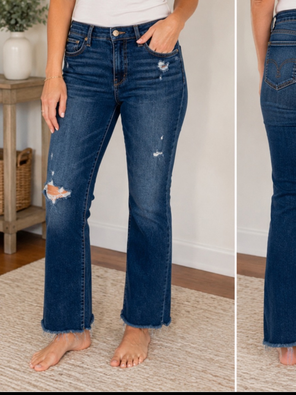 💙Joe's Jeans Hi Honey distressed crop